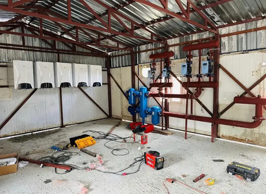 Çelik Konstrüksiyon Kazan Dairesi — Aqua Smart Mühendislik